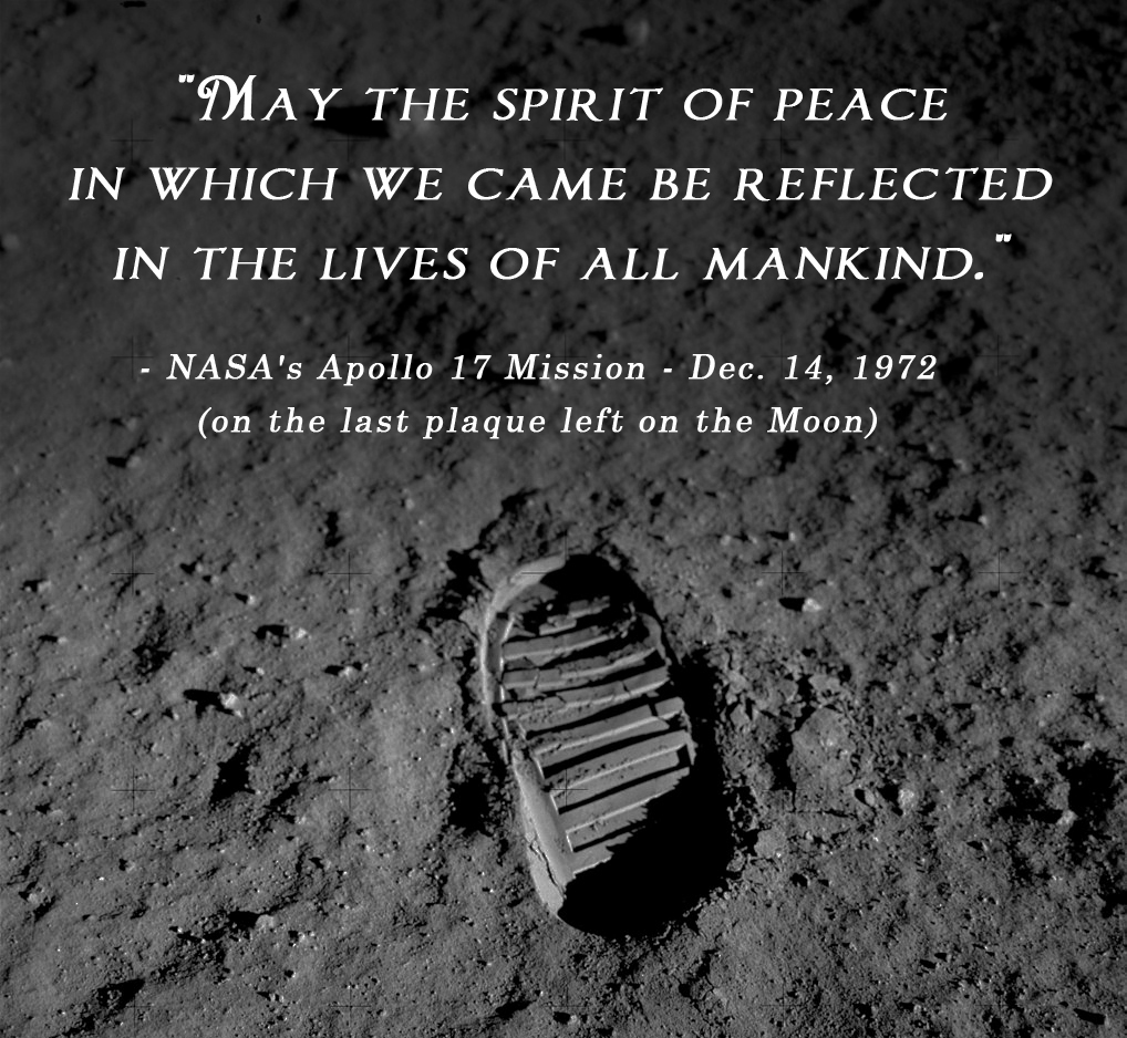 Moon first footprint - Apollo