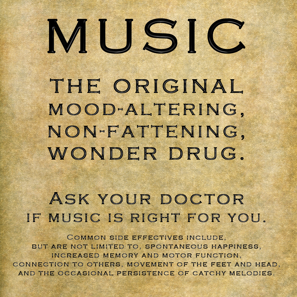 Music drug quote